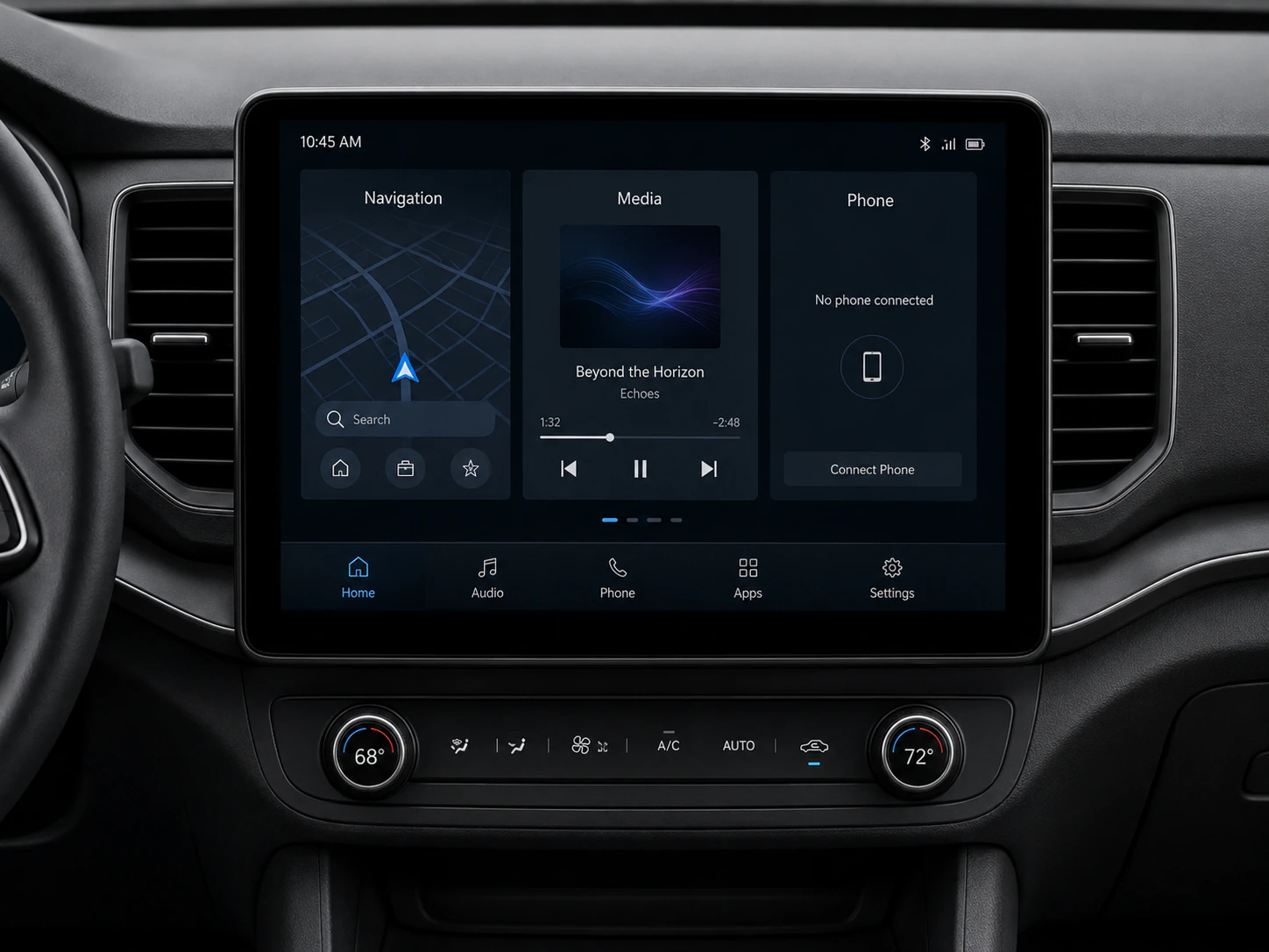Infotainment Touchscreen Panel