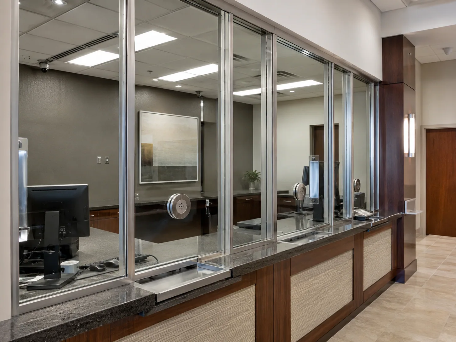 Bank Security Window